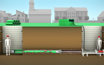 Kanalerneuerung und -vergrößerung durch Berstlining mit Abwasserrohren aus PP-HM