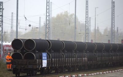 Erste Nord Stream 2-Rohre erreichen Mukran