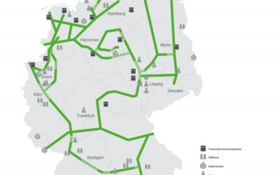Fernleitungsnetzbetreiber veröffentlichen Karte für visionäres Wasserstoffnetz