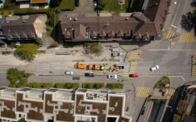 Grabenlos bevorzugt: Gas-Mitteldruckleitung in Zürich auf verkehrsreicher Straße saniert