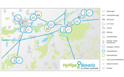 HyPipe Bavaria: Konzept für H2-Infrastruktur für die Region Ingolstadt