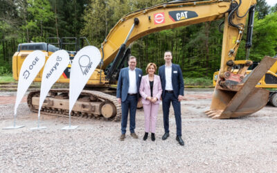 Ministerpräsidentin Malu Dreyer besucht Baustelle der Ferngasleitung TENP